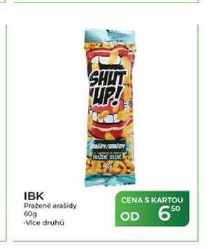 IBK Pražené arašídy 60g