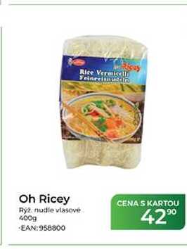 Oh Ricey Rýž. nudle vlasové 400g