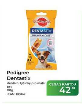Pedigree Dentastix dentální tyčinky pro malé psy 110g