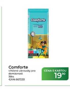 Comforte vlhčené ubrousky pro domácnost 36ks Tamda Foods