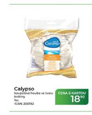 Calypso koupelová houba ve tvaru květiny 1ks