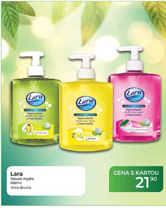 Lara Tekuté mýdlo 500ml Tamda Foods