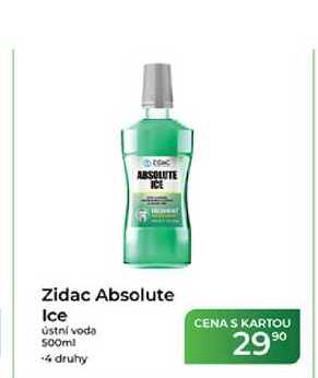Zidac Absolute Ice ústní voda 500ml Tamda Foods
