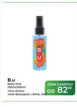 B.u Body Mist 100ml/200ml