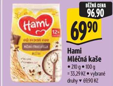 Hami Mléčná kaše, 210 g Albert