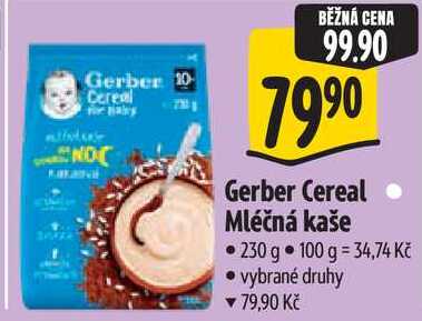 Gerber Cereal Mléčná kaše, 230 g