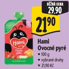 Hami Ovocné pyré, 100 g Albert