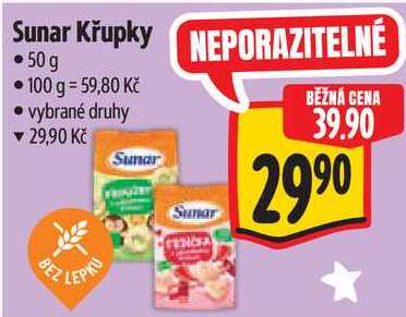 Sunar Křupky, 50 g
