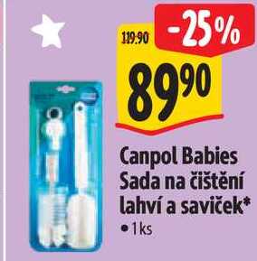 Canpol Babies Sada na čištění lahví a saviček*