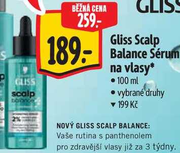 Gliss Scalp Balance Sérum na vlasy, 100 ml Albert