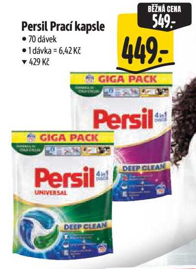 Persil Prací kapsle, 70 dávek
