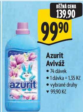 Azurit Aviváž, 74 dávek Albert