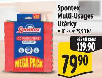 Spontex Multi-Usages Utěrky, 10 ks