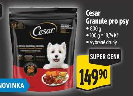 Cesar Granule pro psy, 800 g
