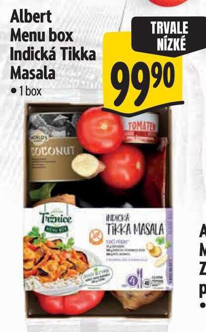 Albert Menu box Indická Tikka Masala