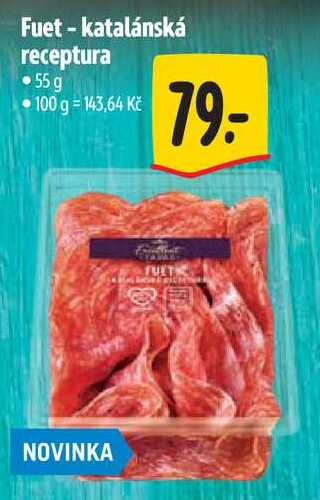 Fuet - katalánská receptura, 55 g
