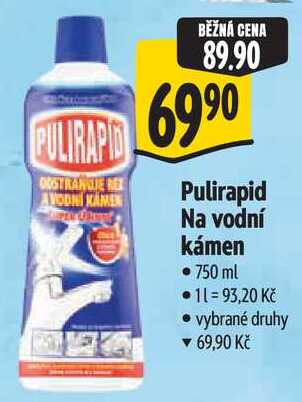Pulirapid Na vodní kámen, 750 ml Albert