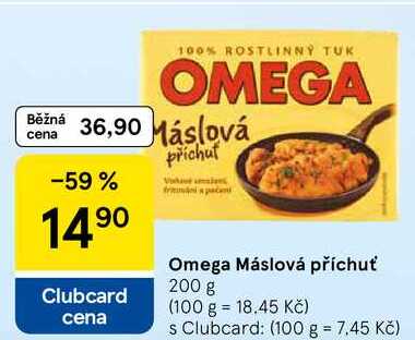 Omega Máslová příchuť, 200 g