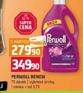 PERWOLL RENEW 75 dávek vybrané druhy Terno