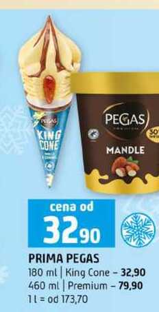 PRIMA PEGAS 180 ml King Cone 460 ml Premium