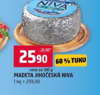 MADETA JIHOČESKÁ NIVA 100g