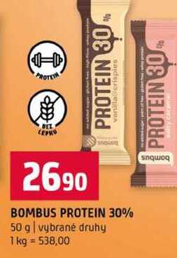 BOMBUS PROTEIN 30% 50 g vybrané druhy