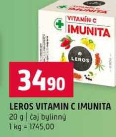 LEROS VITAMIN C IMUNITA 20 g čaj bylinný