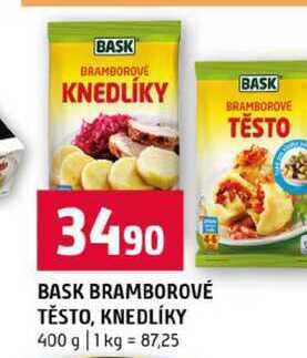 BASK BRAMBOROVÉ TĚSTO, KNEDLÍKY 400 g 
