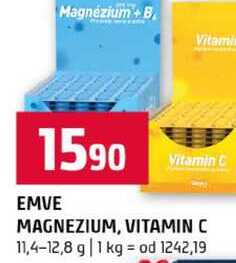 EMVE MAGNEZIUM, VITAMIN C 11,4-12,8 g Terno
