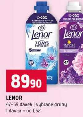 LENOR 47-59 dávek vybrané druhy