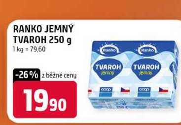 RANKO JEMNÝ TVAROH 250 g 
