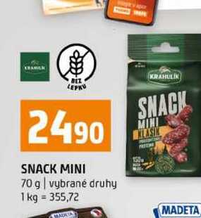 SNACK MINI 70 g vybrané druhy