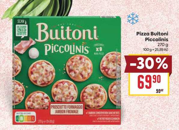 Pizza Buitoni Piccolinis 270 g 