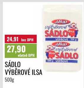 SÁDLO VÝBĚROVÉ ILSA, 500g