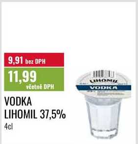 VODKA LIHOMIL 37,5%, 4cl 