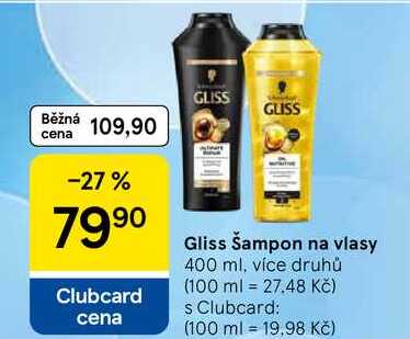 Gliss Šampon na vlasy, 400 ml, více druhů