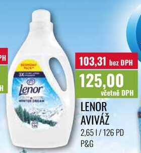 LENOR AVIVÁŽ 2,651/126 Ratio