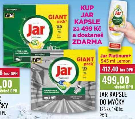 JAR KAPSLE DO MYČKY 125 ks, 140 ks Ratio