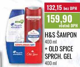 H&S ŠAMPON 400 ml + OLD SPICE SPRCH. GEL 400 ml Ratio