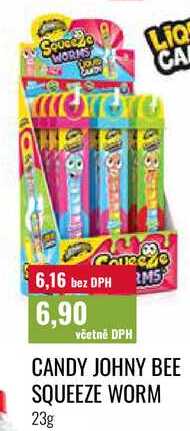 CANDY JOHNY BEE SQUEEZE WORM 23g 