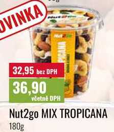 Nut2go MIX TROPICANA 180g