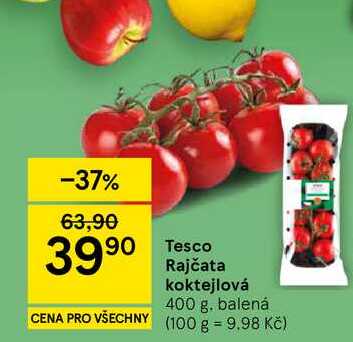 Tesco Rajčata koktejlová, 400 g