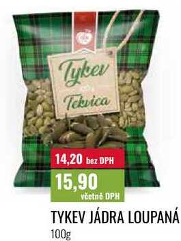 TYKEV JÁDRA LOUPANÁ 100g