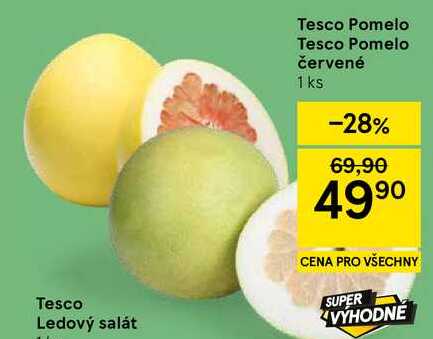 Tesco Pomelo červené, 1 ks