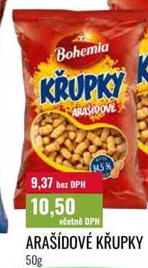 ARAŠÍDOVÉ KŘUPKY 50g 
