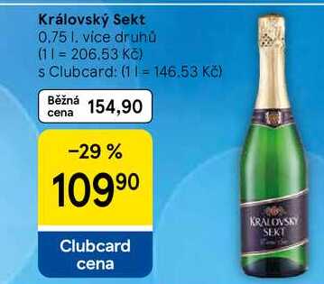 Královský Sekt, 0.75 l
