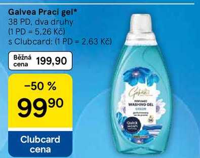 Galvea Prací gel, 38 PD, dva druhy Tesco