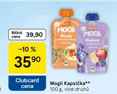 Mogli Kapsička, 100 g, více druhů Tesco