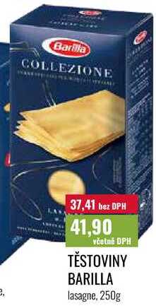 TĚSTOVINY BARILLA lasagne, 250g 