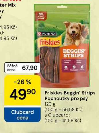 Friskies Beggin' Strips Pochoutky pro psy, 120 g  